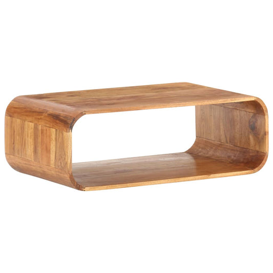 Table basse Bois d'acacia massif 90x50x30 cm