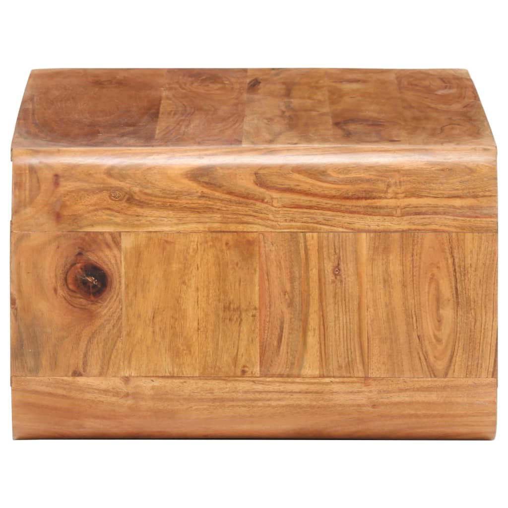 Table basse Bois d'acacia massif 90x50x30 cm