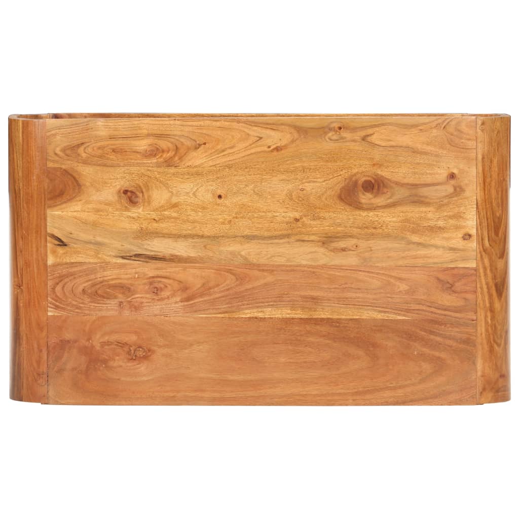 Table basse Bois d'acacia massif 90x50x30 cm