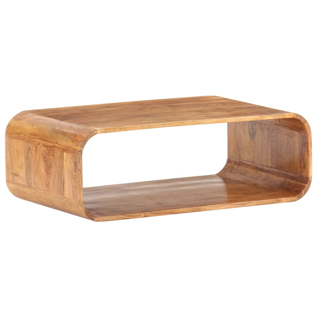 Table basse Bois d'acacia massif 90x50x30 cm