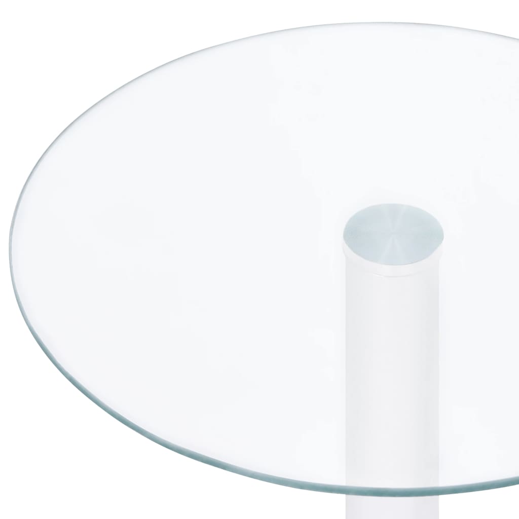 Table d'appoint Transparent Verre trempé  40 cm