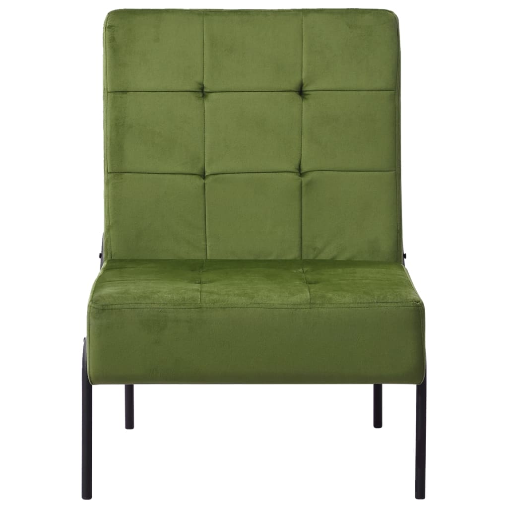 Relaxation chair 65x79x87 cm Light green Velvet