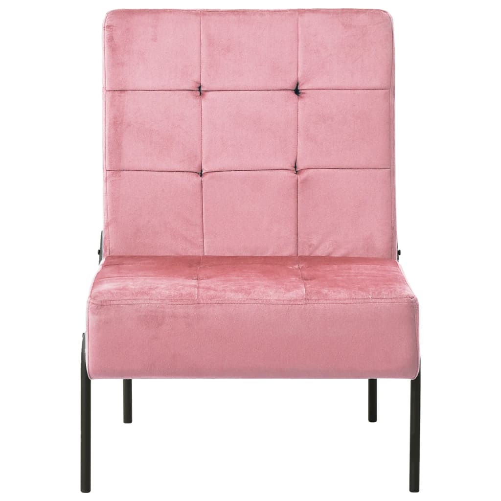 Relaxation chair 65x79x87 cm Pink Velvet