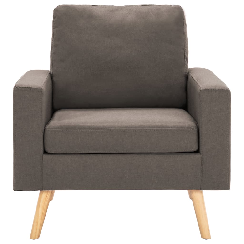 Taupe Fabric Armchair