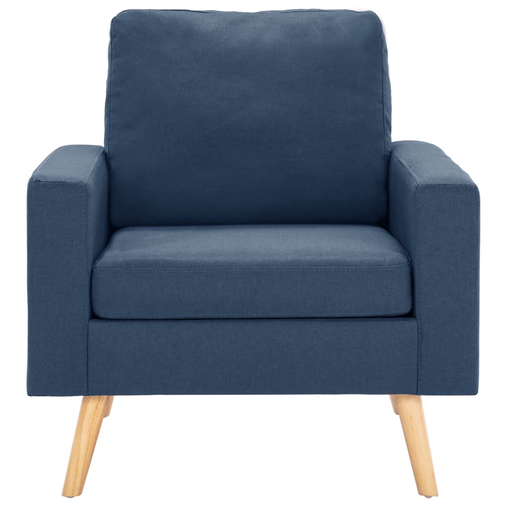 Fauteuil Tissu Bleu