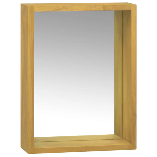 Mirror cabinet 30x10x40 cm Solid teak wood