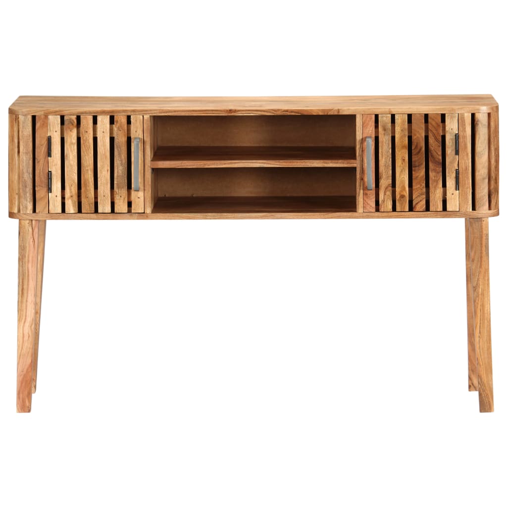 Table console Bois d'acacia massif 120 x 35 x 76 cm