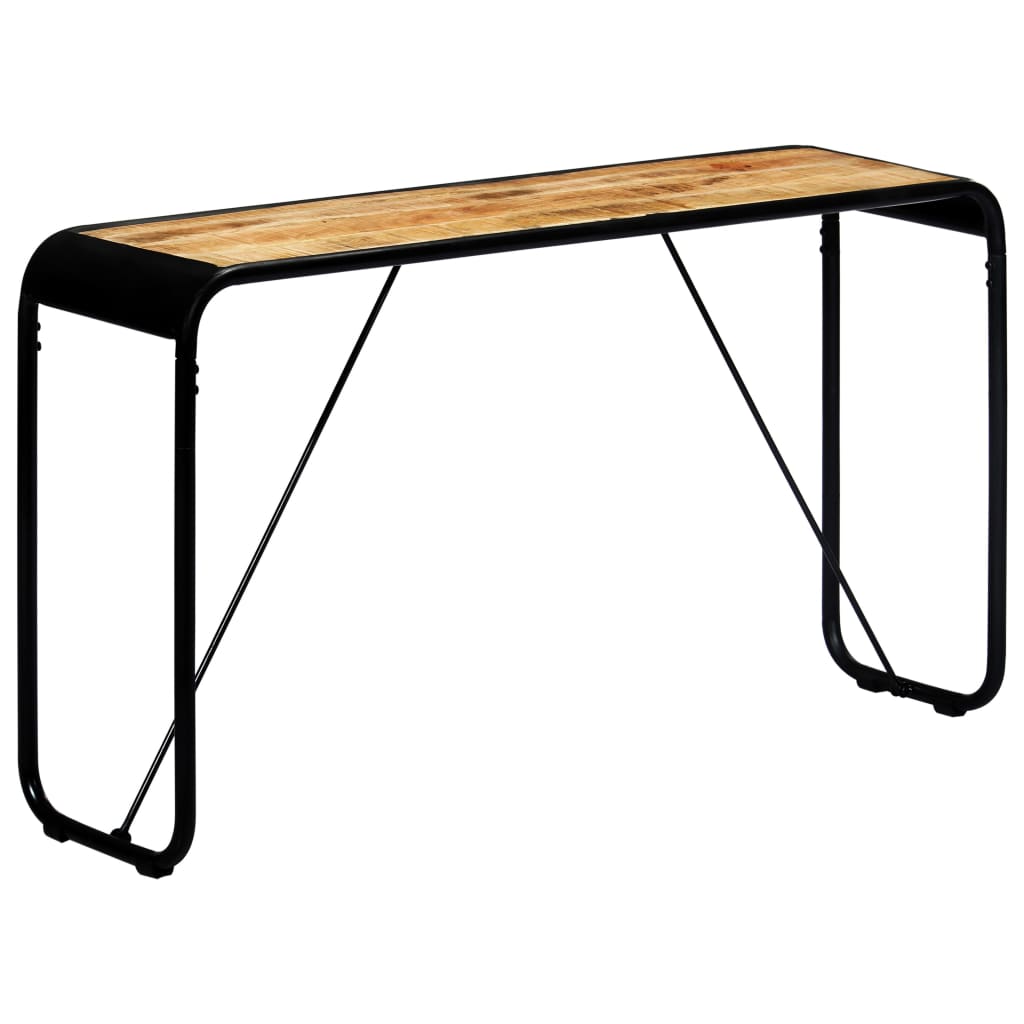 Table console bois de manguier 140 x 35 x 76 cm